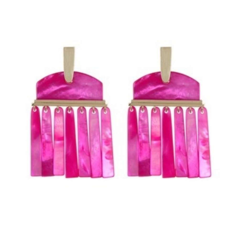Kendra Scott Mother of Pearl Layne Statement Earrings